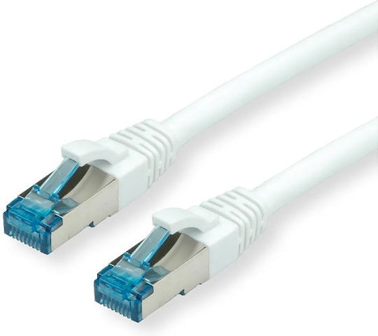 Value S/FTP Cat.6a (Gigabit) Καλώδιο Δικτύου Ethernet 0.15m Λευκό