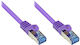 Alcasa S/FTP Cat.6a (Gigabit) Cablu de Rețea Ethernet 1.5m Violet