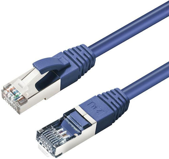 Microconnect S/FTP Cat.6 (Gigabit) Καλώδιο Δικτύου Ethernet 50m Μπλε