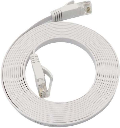 Microconnect Равен U/UTP Cat.6a Кабел за Ethernet мрежа 7м Бял 1бр