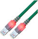 Sacon S/FTP Cat.6 (Gigabit) Καλώδιο Δικτύου Ethernet 0.5m Τιρκουάζ