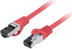 Lanberg PCF8-10CU-0150-R S/FTP Cat.8.1 Cablu Ethernet 1.5m Roșu Lanberg PCF8-10CU-0150-R S/FTP Cat.8.1 Cablu Ethernet 1.5m Roșu