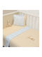 Omega Home Κουβέρτα Κούνιας Πικέ Πολύχρωμο 100x140εκ.