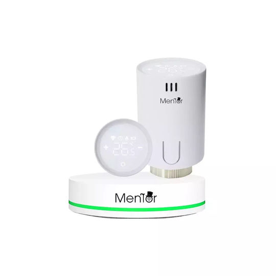 Kit Supapă Termostatică Smart Hub Radiator Mentor Tszb101 1.1 Zigbee LCD
