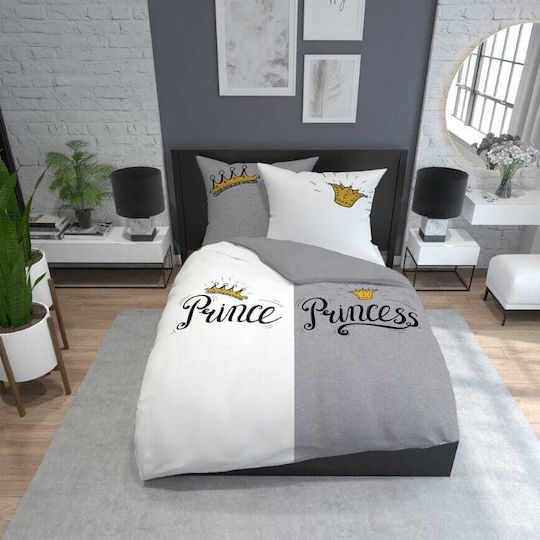 Detexpol Set Huse Pentru Pilote 100% Bumbac 160x200cm Simplu Cu Față De Pernă Bej