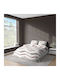 Detexpol Set Duvet Cover 220x200cm Queen Size with 2 Pillowcases Beige