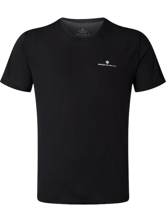 Ronhill T-shirt Black/bright White