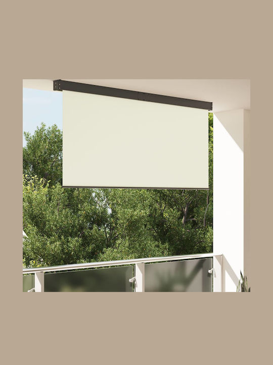vidaXL Seitenrolloschatten Terrasse Beige 2.2x2.5m