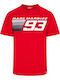 T-shirt 93 Stripes Red 2033003 Marc Marquez