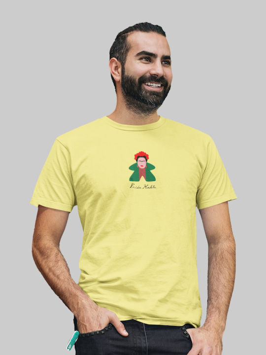 Frida Kahlo Meeple T-Shirt Hellgelbe