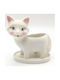 Natural Home Decorative Cat made of Ceramic 14x15cm 1pcs