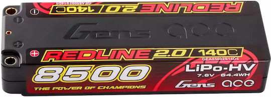 Gens Ace Redline Батерия Li-Po 7.6V 8500mAh 140C 2S за RC Превозно Средство