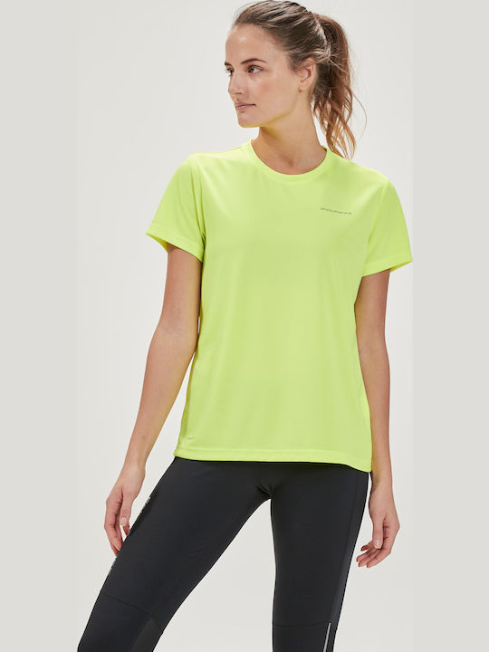 Endurance Tricou Vista W Performance S S Tee 5001 Galben de Siguranță