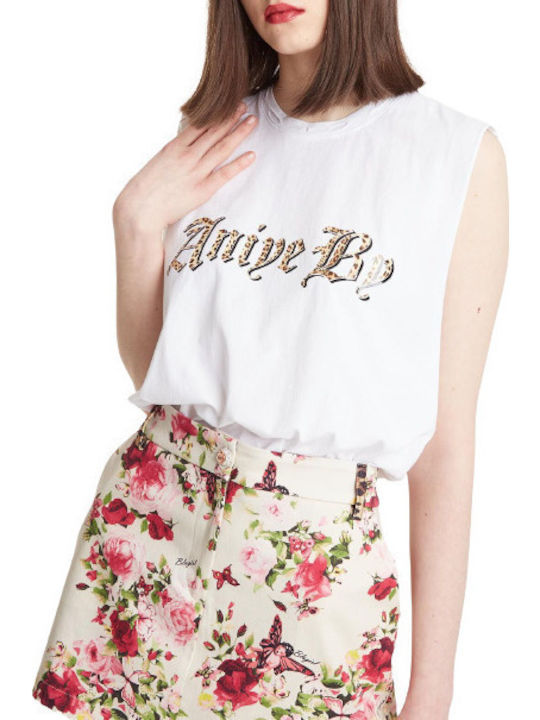 Aniye By T-shirt Aniye Leo White Γυναικείο