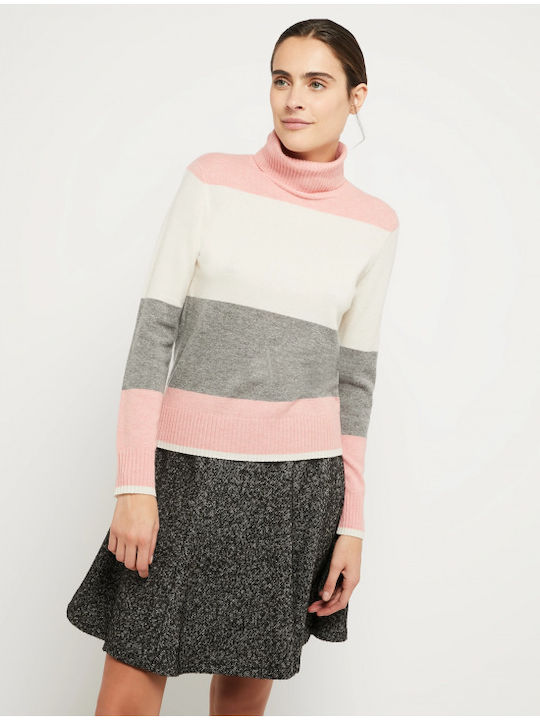 Women's Pennyblack Knitted Turtleneck Blouse Energia-Striped 23640622 6 Energia