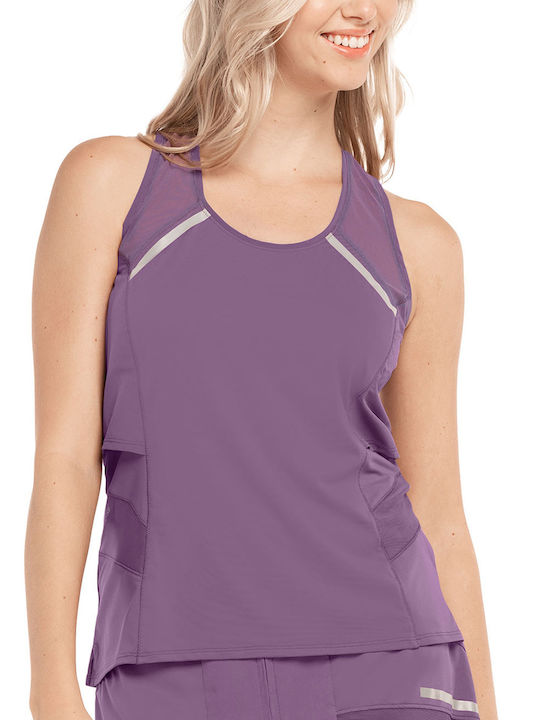Women's Sleeveless T-Shirt Lucky In Love Hi-Tech Dusk