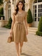 Damenkleid Beige