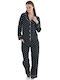 Pijamale dama Cuiburi 8088 Negru