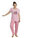 Women's Pyjamas Plus Size Pijamood Life Viscose Pink