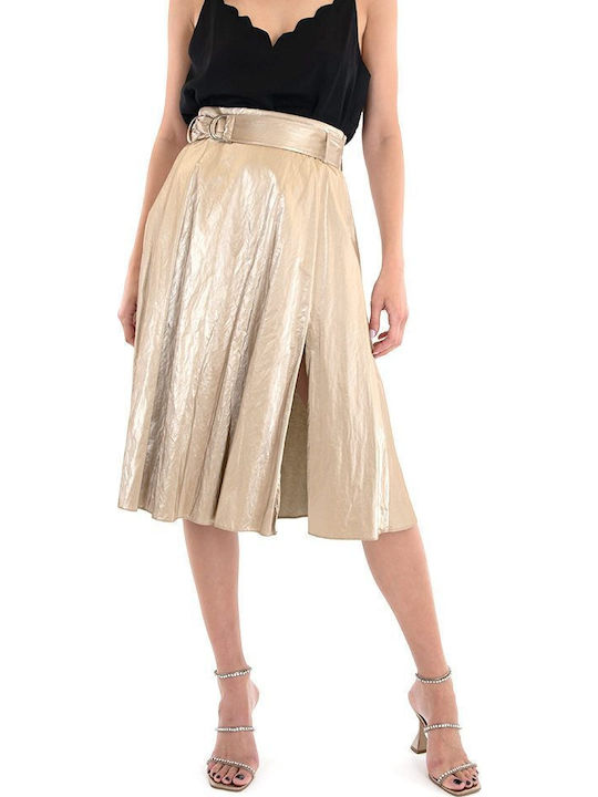 Imperial Pleated Skirt Women Imperial Χρυσο G9990010h-1201