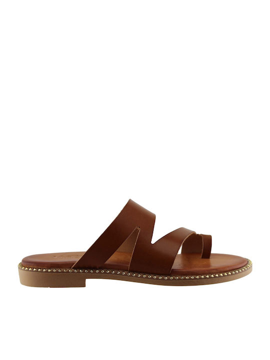 Milanos Sandale Casual Damă Din Piele 109 Tabac...