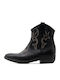 Divine Follie Leather Ankle Boots Women Divine Follie Μαυρο Μπεζ Dvn-gaia10-nero-l