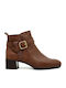 Leder Stiefeletten Dchicas 4631 Braune