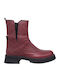 Act Μποτάκια 1113 Burgundische Damen Stiefeletten
