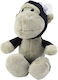 Small Plush Cuddly Monkey Toy Suction Cup 16cm