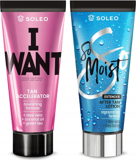 Soleo I Want 150ml Tanning Accelerator + After Sun Balm 150ml