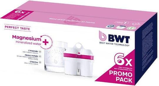 BWT Ανταλλακτικό Φίλτρο Νερού για Κανάτα 10" Magnesium 6τμχ