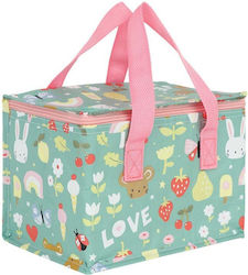 A Little Lovely Company Hand Lunch Bag Ice-cream Green 16x16x23cm A Little Lovely Company Hand Lunch Bag Ice-cream Green 16x16x23cm