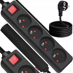LTC Power Strip 4 Sockets with Cable 1.5m