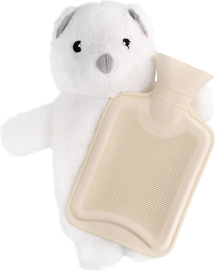 Zen Плюшена Топлинна Мечка 750ml Свалящ се Калъф Бяла