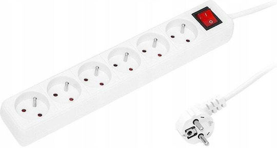 Blow Power Strip 6 Positions with Switch and Cable 1.5m