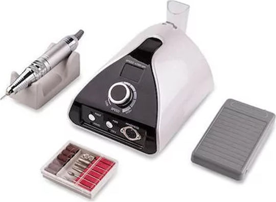 AMILA Zs-711 Nail Drill Power 65W White with Pedal with 35000 Rotations per Minute