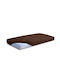 Matex Bettlaken für Einzelbett mit Gummiband 90x200+20cm. Brown 18