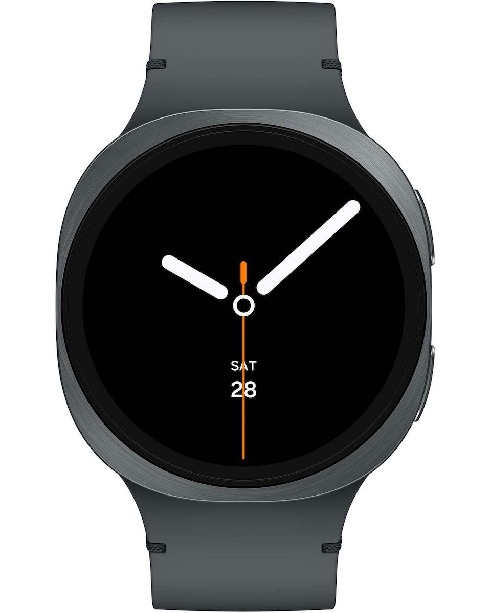 Samsung Galaxy Watch8 Aluminium 44mm Αδιάβροχο με Παλμογράφο (Dark Gray)