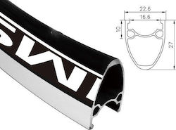 Alexrims At510 700x32 Road Rim Holes Side Cnc Black