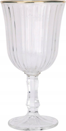 Vivalto Glas für Weißwein aus Glas in Gold Farbe Kelch 240ml Vivalto Glas für Weißwein aus Glas in Gold Farbe Kelch 240ml