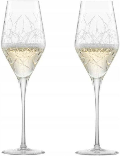 Zwiesel Glas Set of Glasses Champagne made of Glass Stemmed 272ml 2pcs