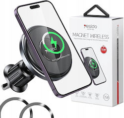 4KOM Gerätehalterung mit Kabelloser Ladung 15W MagSafe Schwarz 4KOM Gerätehalterung mit Kabelloser Ladung 15W MagSafe Schwarz