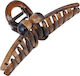 Xl Hair Clip Clamp 12x5 Cm Brown Sp353
