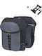 Basil Miles Tarpaulin Double Pannier Bag Mik 34L Mik System Ready to Go 100% Waterproof Black Slate New 2025