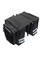 Rear Bicycle Bag Strado Rack 18l Strado Black