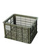 Handlebar Rack Basket Basil Bicycle Crate M 29.5l Recycled Synthetic Moss Green New