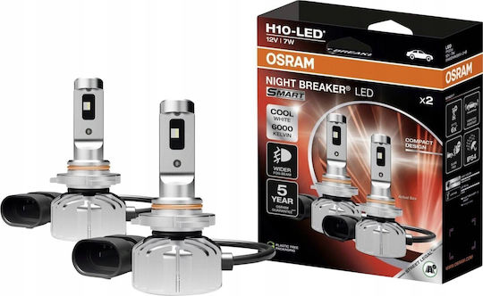 Osram Lampen Auto Night Breaker H10 LED 6000K Kaltes Weiß 12V 7W 2Stück