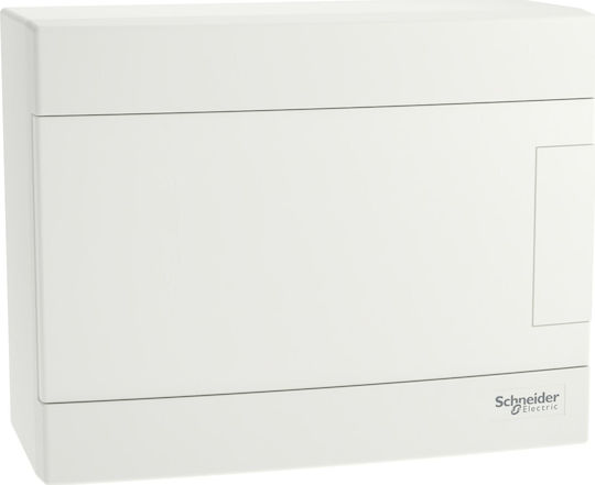 Schneider Electric Електрическа кутия Монтиран на стена, 1 Ред, 8 Елемента