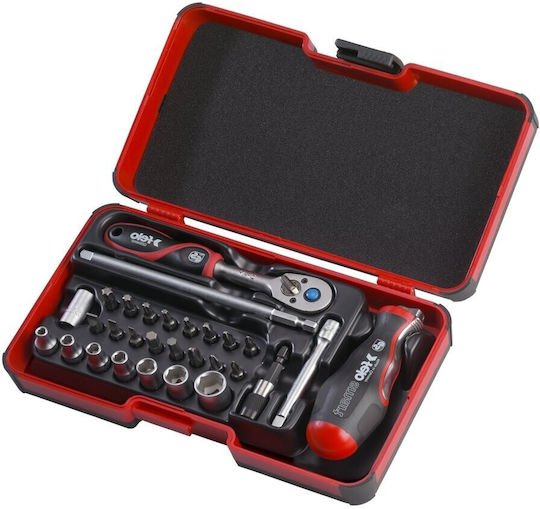 Felo Ratschen- & Steckschlüssel-Sets 1\4" 29Stück