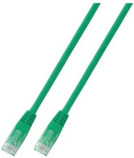 Patchcord Rj45 U Utp Кат 6 Pvc Cca Зелен 3м